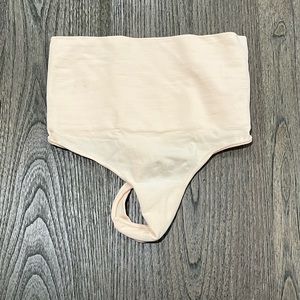 NWOT Skims Core Control Thong Sand - Size S/M